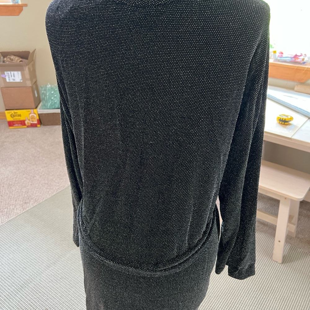 Black/Silver Lightweight Evening Jacket - image 4